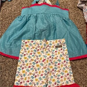 Matilda Jane Enchanted Garden Full of Wonder top & Flower Shorties- Like New